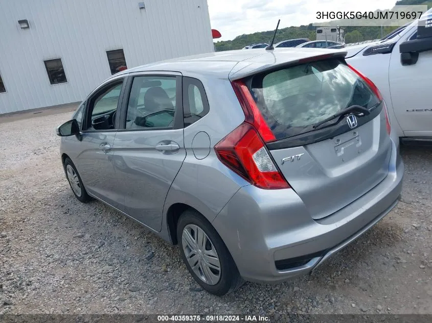 2018 Honda Fit Lx VIN: 3HGGK5G40JM719697 Lot: 40359375