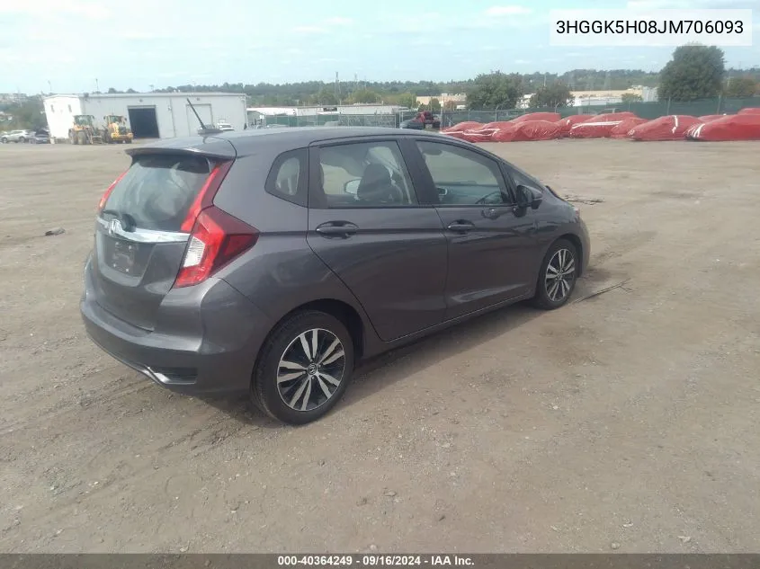 3HGGK5H08JM706093 2018 Honda Fit Ex-L