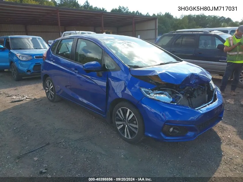 2018 Honda Fit Ex VIN: 3HGGK5H80JM717031 Lot: 40398856