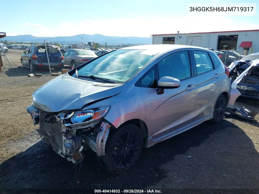 2018 Honda Fit Sport VIN: 3HGGK5H68JM719317 Lot: 40414932