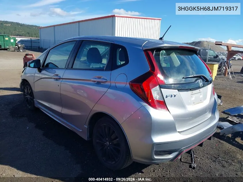 2018 Honda Fit Sport VIN: 3HGGK5H68JM719317 Lot: 40414932