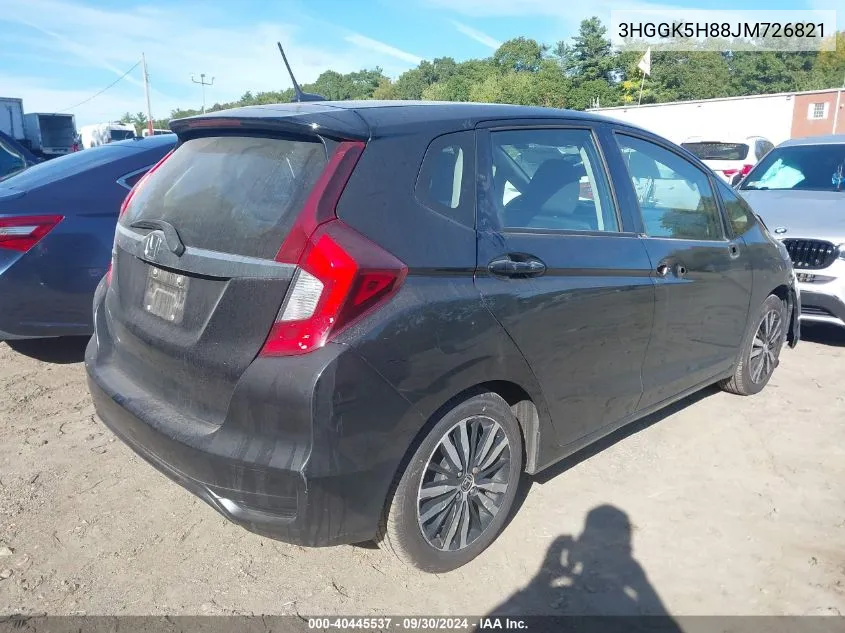 2018 Honda Fit Ex VIN: 3HGGK5H88JM726821 Lot: 40445537