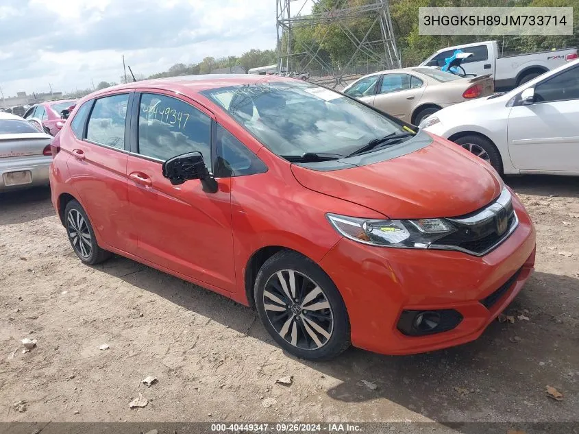 2018 Honda Fit Ex VIN: 3HGGK5H89JM733714 Lot: 40449347