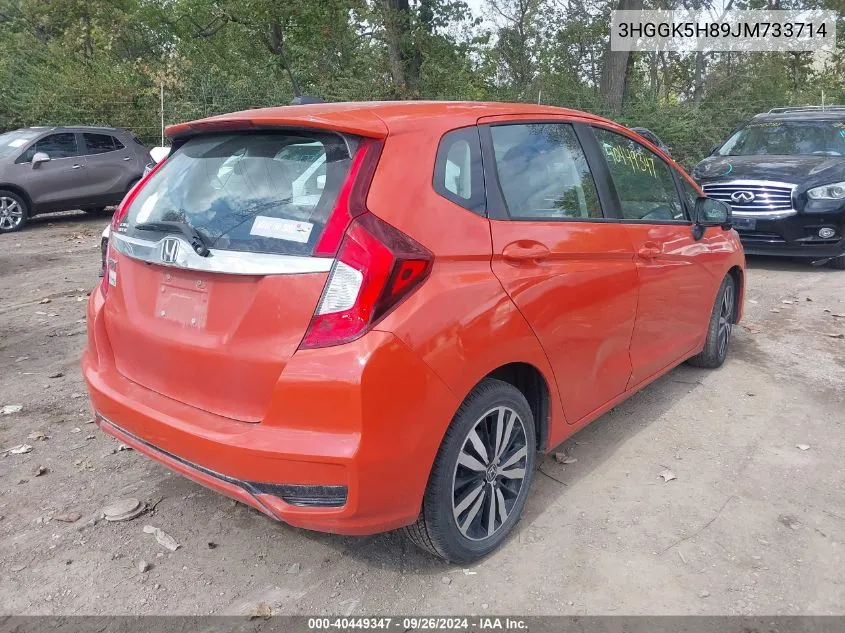 2018 Honda Fit Ex VIN: 3HGGK5H89JM733714 Lot: 40449347