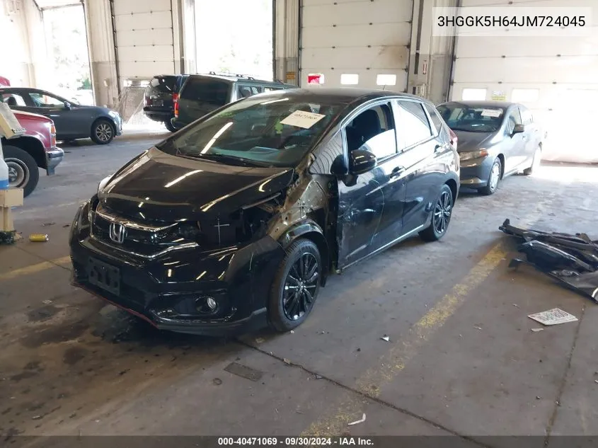 2018 Honda Fit Sport VIN: 3HGGK5H64JM724045 Lot: 40471069