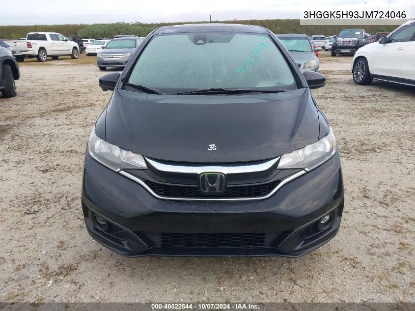 2018 Honda Fit Ex/Exl VIN: 3HGGK5H93JM724046 Lot: 40522544