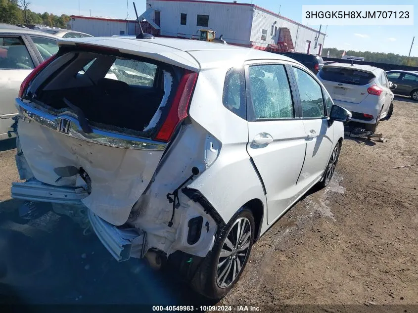 2018 Honda Fit Ex VIN: 3HGGK5H8XJM707123 Lot: 40549983