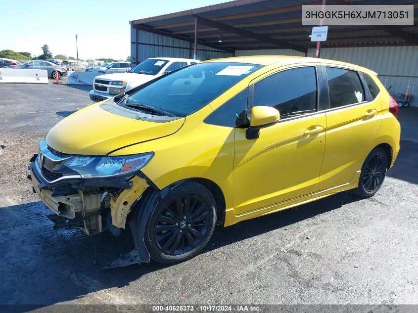 2018 Honda Fit Sport VIN: 3HGGK5H6XJM713051 Lot: 40625373