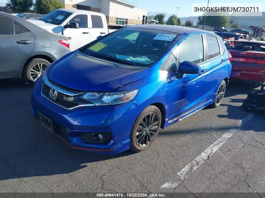 2018 Honda Fit Sport VIN: 3HGGK5H61JM730711 Lot: 40641474