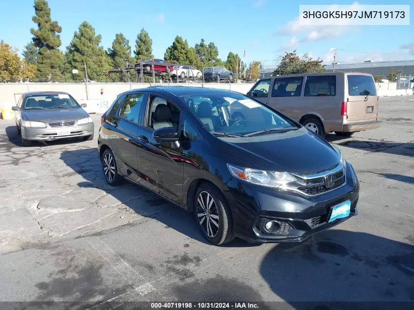 2018 Honda Fit Ex-L VIN: 3HGGK5H97JM719173 Lot: 40719198