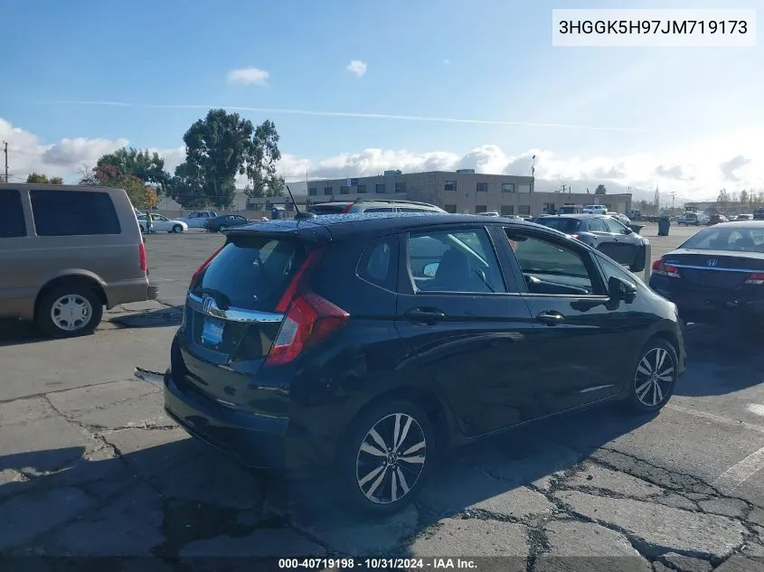 2018 Honda Fit Ex-L VIN: 3HGGK5H97JM719173 Lot: 40719198