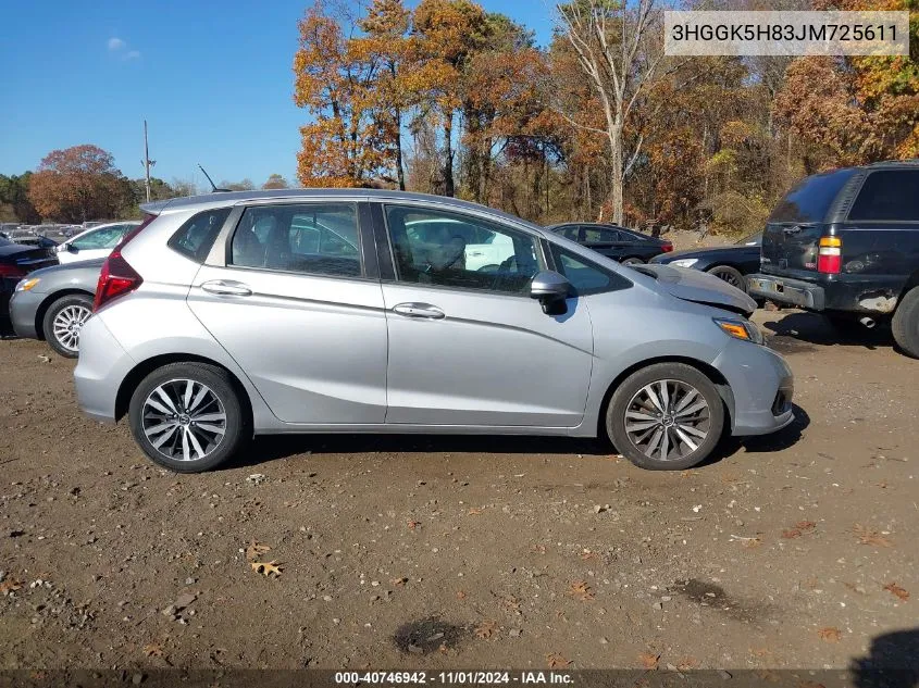 2018 Honda Fit Ex VIN: 3HGGK5H83JM725611 Lot: 40746942