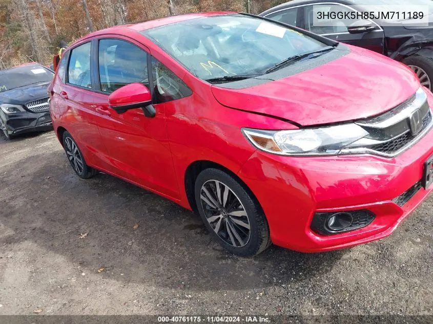 2018 Honda Fit Ex VIN: 3HGGK5H85JM711189 Lot: 40761175