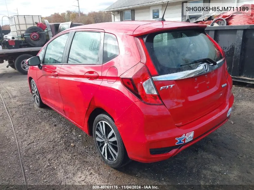 2018 Honda Fit Ex VIN: 3HGGK5H85JM711189 Lot: 40761175