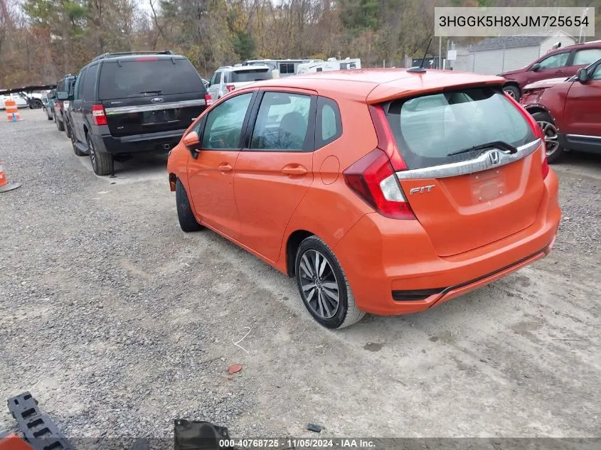 3HGGK5H8XJM725654 2018 Honda Fit Ex