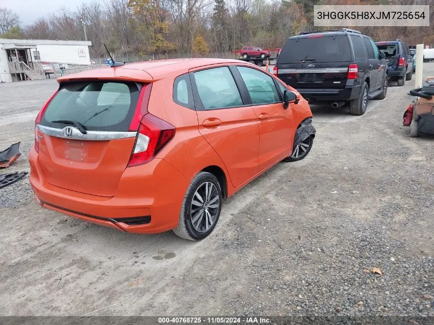 3HGGK5H8XJM725654 2018 Honda Fit Ex