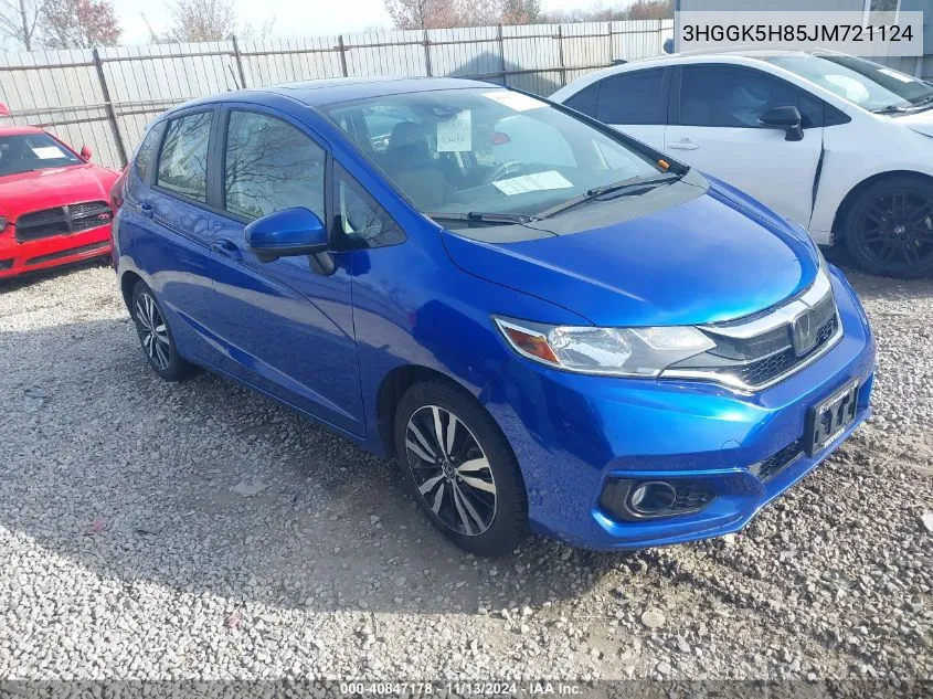 2018 Honda Fit Ex VIN: 3HGGK5H85JM721124 Lot: 40847178