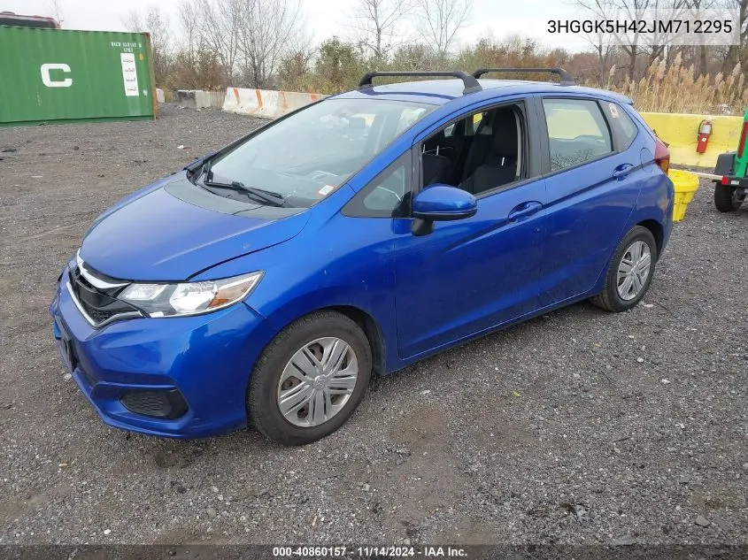 2018 Honda Fit Lx VIN: 3HGGK5H42JM712295 Lot: 40860157