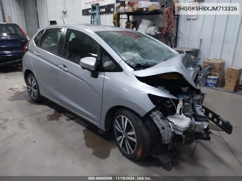 2018 Honda Fit Ex VIN: 3HGGK5H8XJM713326 Lot: 40885599