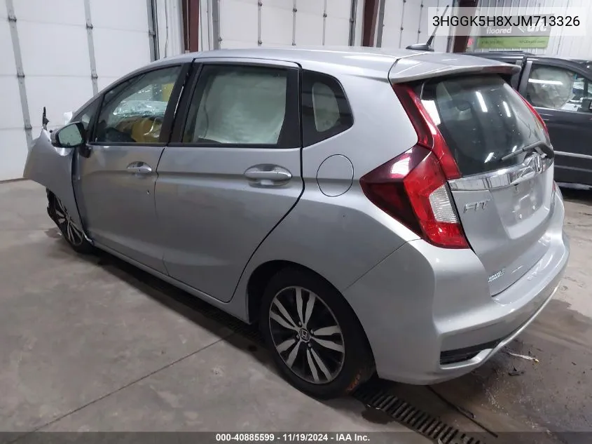 2018 Honda Fit Ex VIN: 3HGGK5H8XJM713326 Lot: 40885599