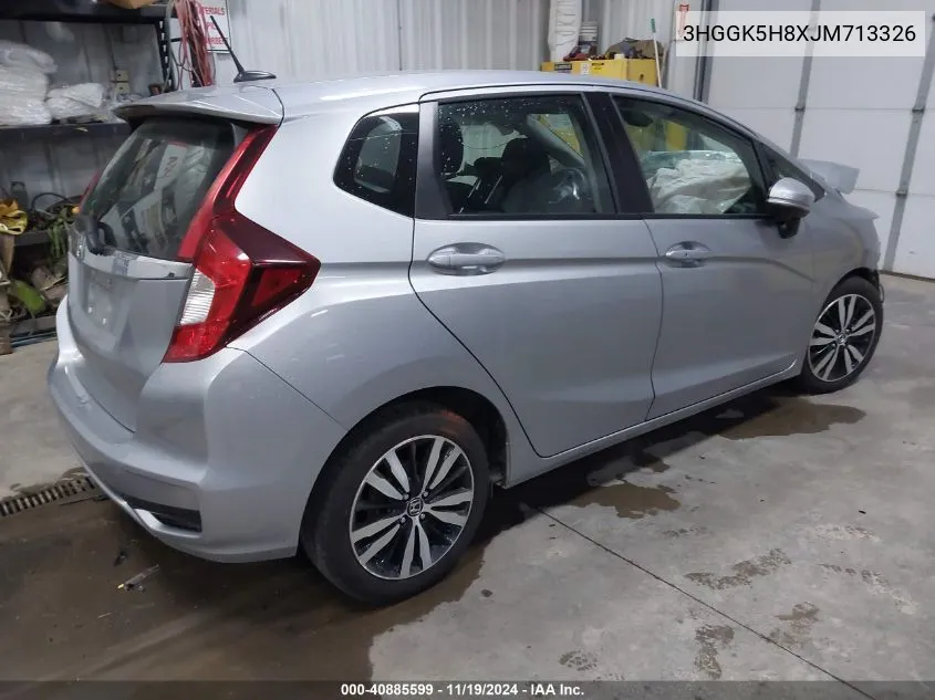 2018 Honda Fit Ex VIN: 3HGGK5H8XJM713326 Lot: 40885599