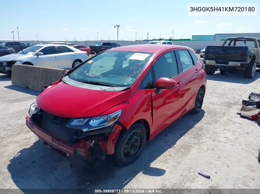 3HGGK5H41KM720180 2019 Honda Fit Lx