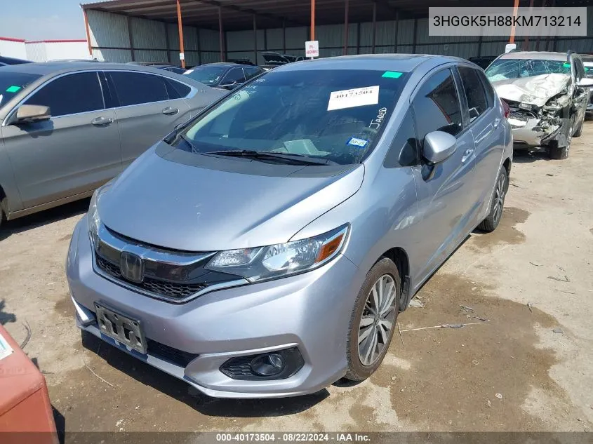 3HGGK5H88KM713214 2019 Honda Fit Ex