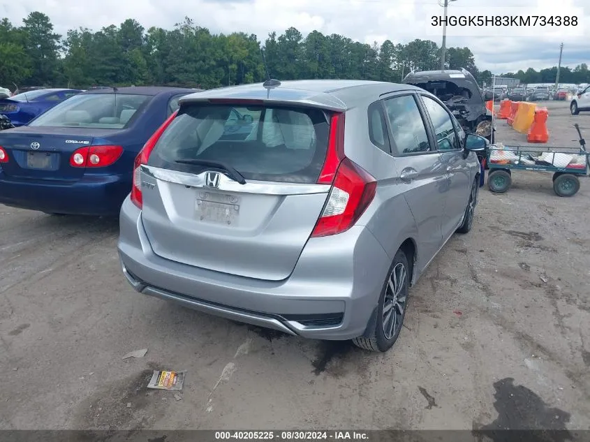 3HGGK5H83KM734388 2019 Honda Fit Ex