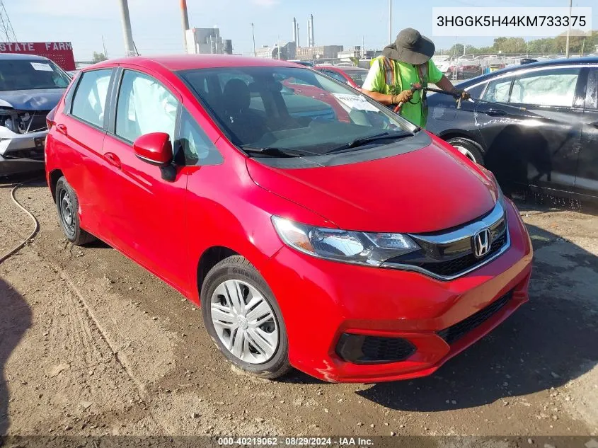 2019 Honda Fit Lx VIN: 3HGGK5H44KM733375 Lot: 40219062