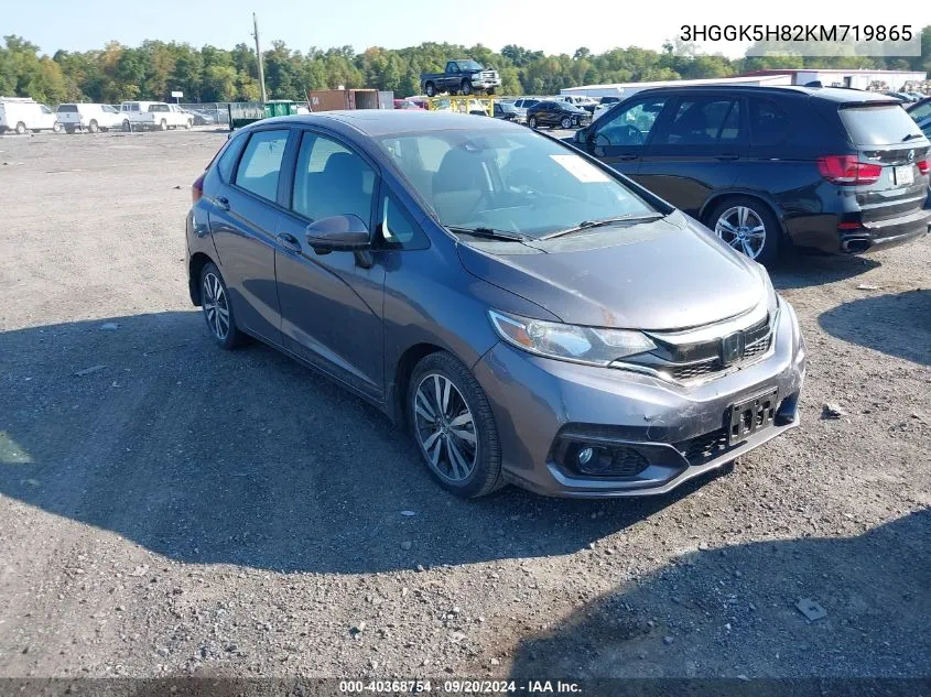 2019 Honda Fit Ex VIN: 3HGGK5H82KM719865 Lot: 40368754