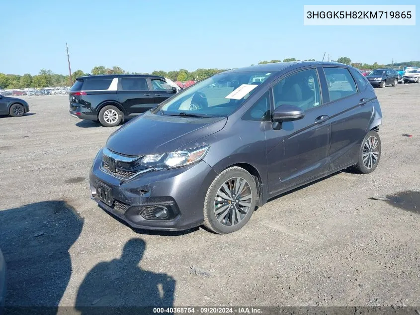 2019 Honda Fit Ex VIN: 3HGGK5H82KM719865 Lot: 40368754