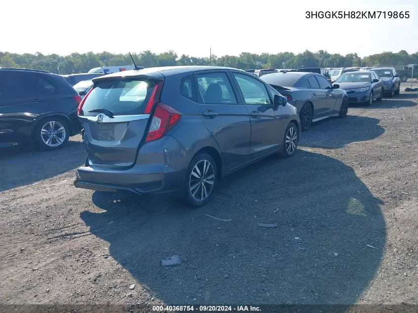 2019 Honda Fit Ex VIN: 3HGGK5H82KM719865 Lot: 40368754