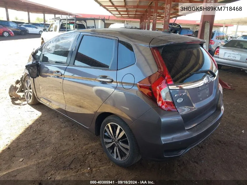 2019 Honda Fit Ex VIN: 3HGGK5H89KM718468 Lot: 40385941