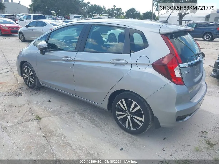 2019 Honda Fit Ex VIN: 3HGGK5H88KM721779 Lot: 40390462