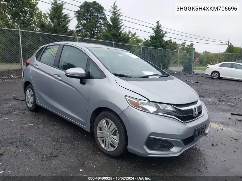 2019 Honda Fit Lx VIN: 3HGGK5H4XKM706696 Lot: 40490925