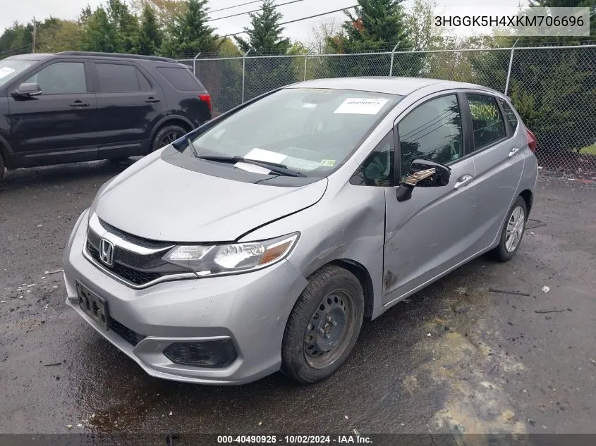 2019 Honda Fit Lx VIN: 3HGGK5H4XKM706696 Lot: 40490925