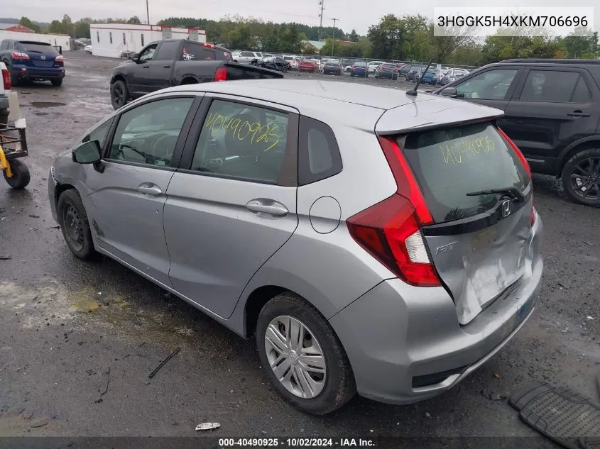 2019 Honda Fit Lx VIN: 3HGGK5H4XKM706696 Lot: 40490925