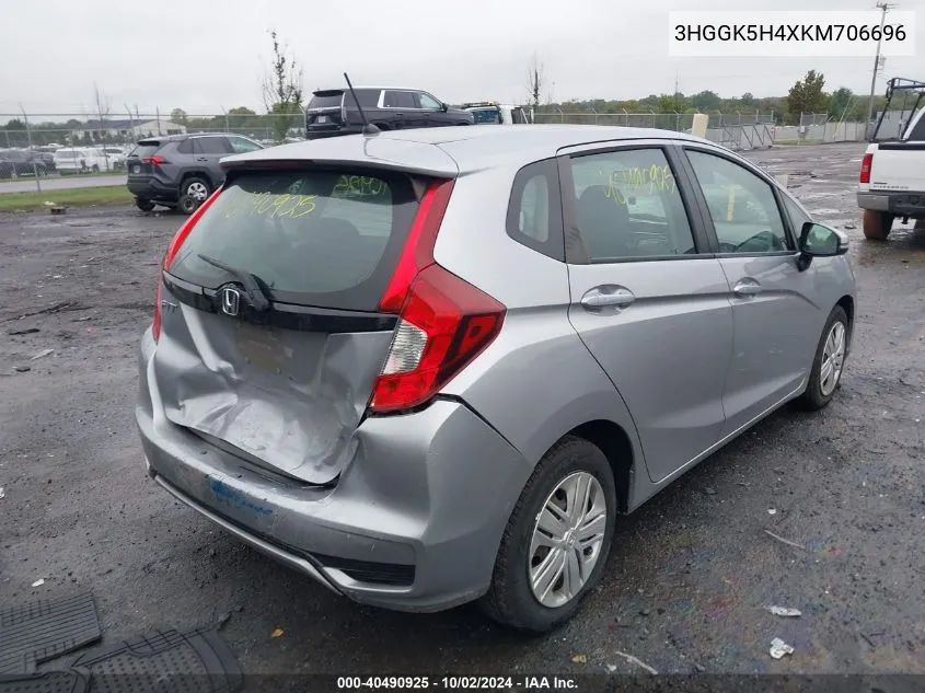 2019 Honda Fit Lx VIN: 3HGGK5H4XKM706696 Lot: 40490925