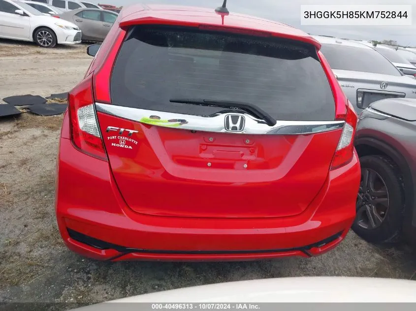 2019 Honda Fit Ex VIN: 3HGGK5H85KM752844 Lot: 40496313