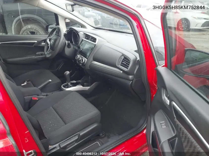 2019 Honda Fit Ex VIN: 3HGGK5H85KM752844 Lot: 40496313