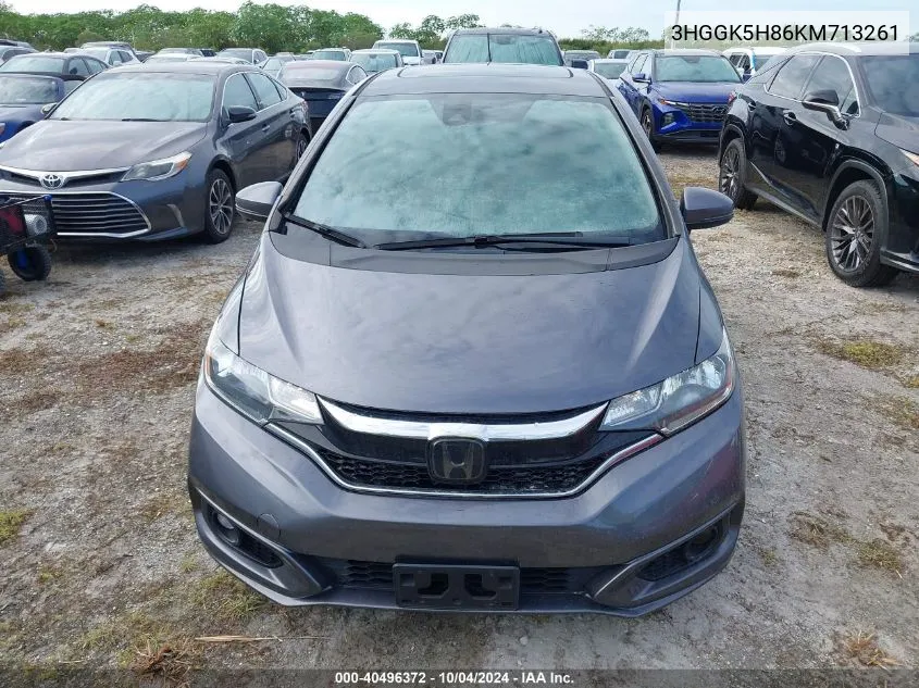 2019 Honda Fit Ex VIN: 3HGGK5H86KM713261 Lot: 40496372