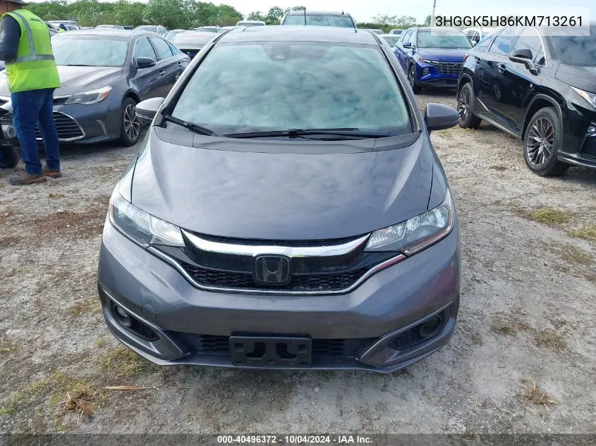 2019 Honda Fit Ex VIN: 3HGGK5H86KM713261 Lot: 40496372