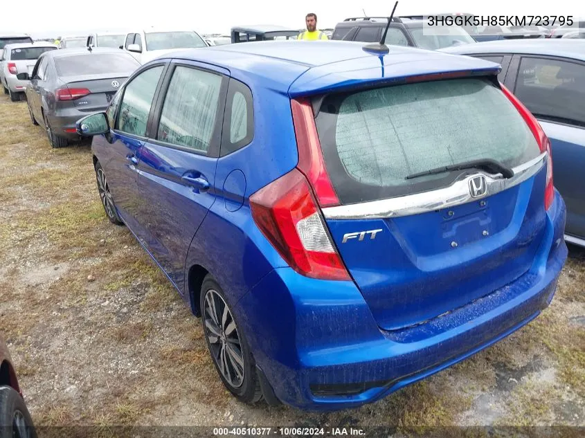 2019 Honda Fit Ex VIN: 3HGGK5H85KM723795 Lot: 40510377