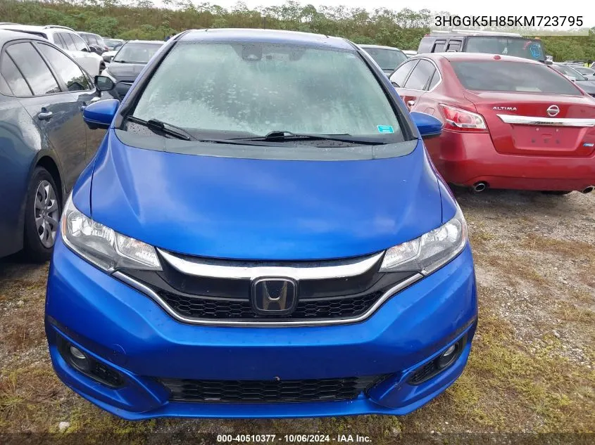 2019 Honda Fit Ex VIN: 3HGGK5H85KM723795 Lot: 40510377