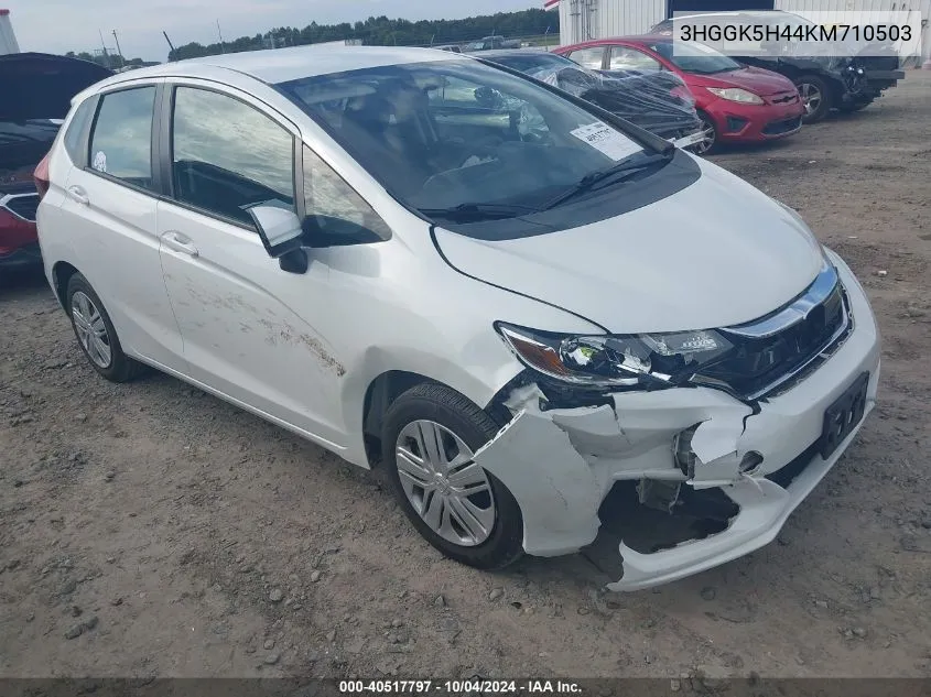 2019 Honda Fit Lx VIN: 3HGGK5H44KM710503 Lot: 40517797