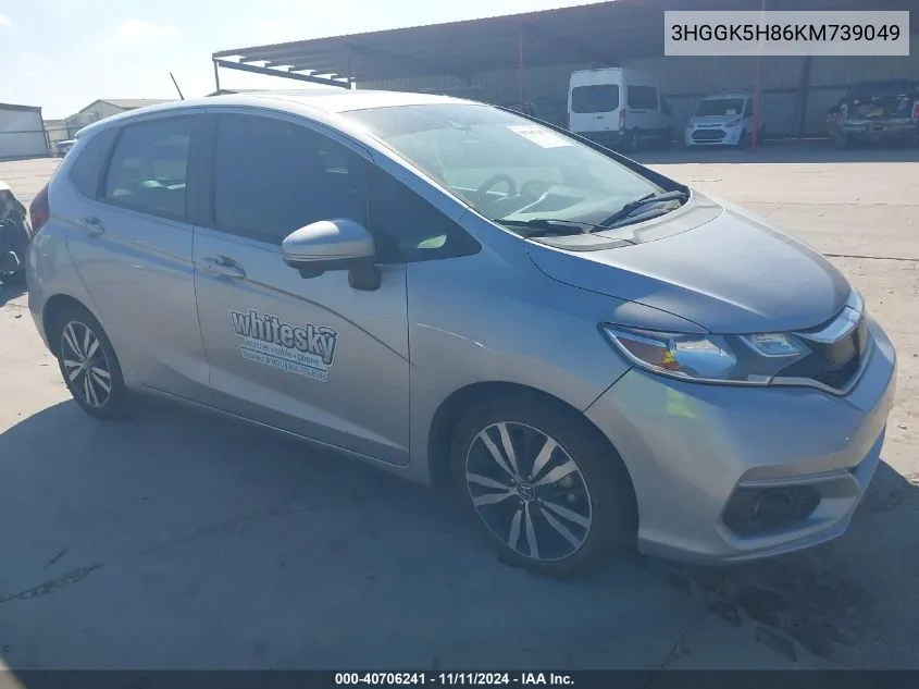 2019 Honda Fit Ex VIN: 3HGGK5H86KM739049 Lot: 40706241