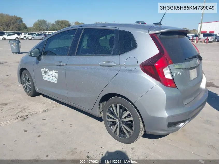 2019 Honda Fit Ex VIN: 3HGGK5H86KM739049 Lot: 40706241