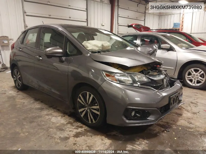 2019 Honda Fit Ex VIN: 3HGGK5H8XKM739880 Lot: 40866639