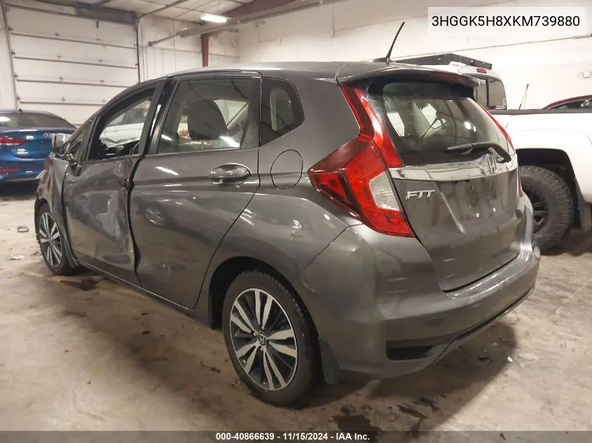 2019 Honda Fit Ex VIN: 3HGGK5H8XKM739880 Lot: 40866639