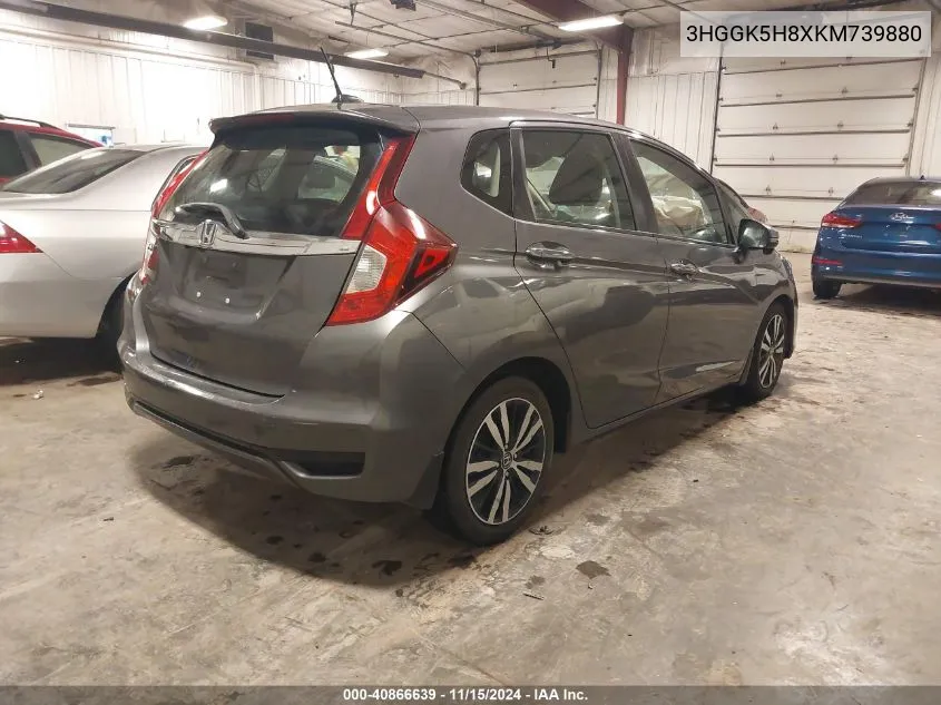 2019 Honda Fit Ex VIN: 3HGGK5H8XKM739880 Lot: 40866639